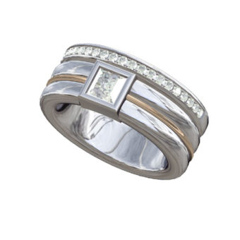 Exempel på uppdatering av den släta ringen samt en alliansring