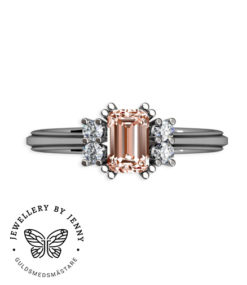 ring i vitguld med imperial topas och diamanter