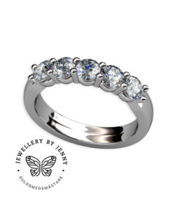 alliansring med diamanter