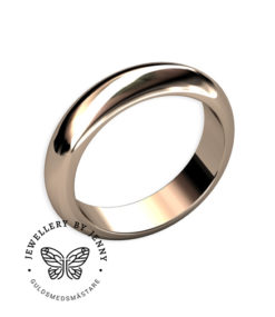 halvrund guldring