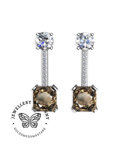 diamantörhängen