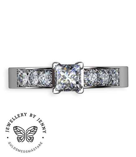 enstensring prinsesslipad diamant
