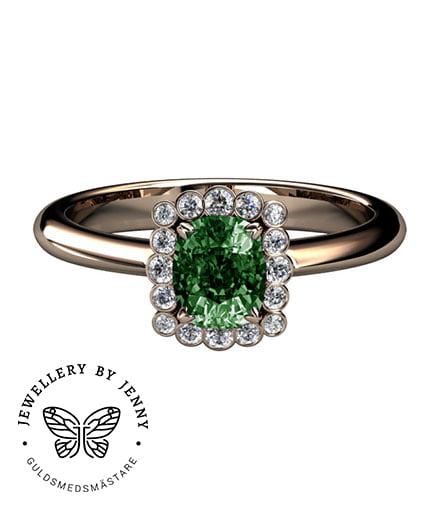 ring i rödguld