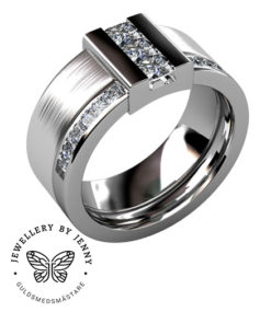 stilren diamantring